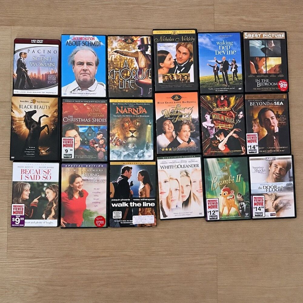 18 DVD & HD DVD Movie Lot Drama Romance Classics Mixed Genres